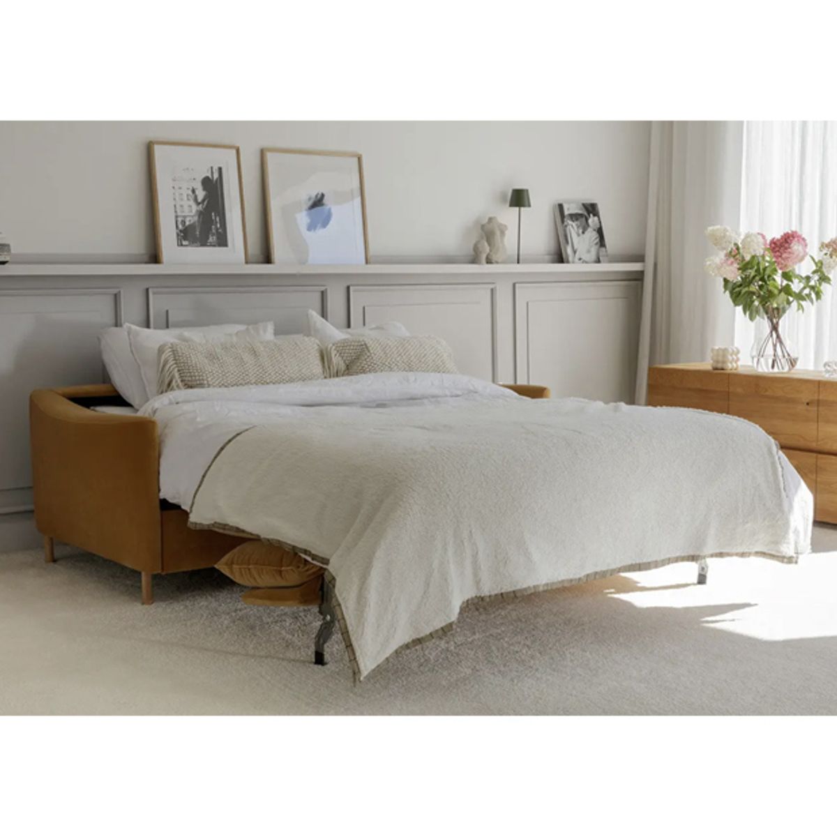Frances 3 Seater Sofa Bed
