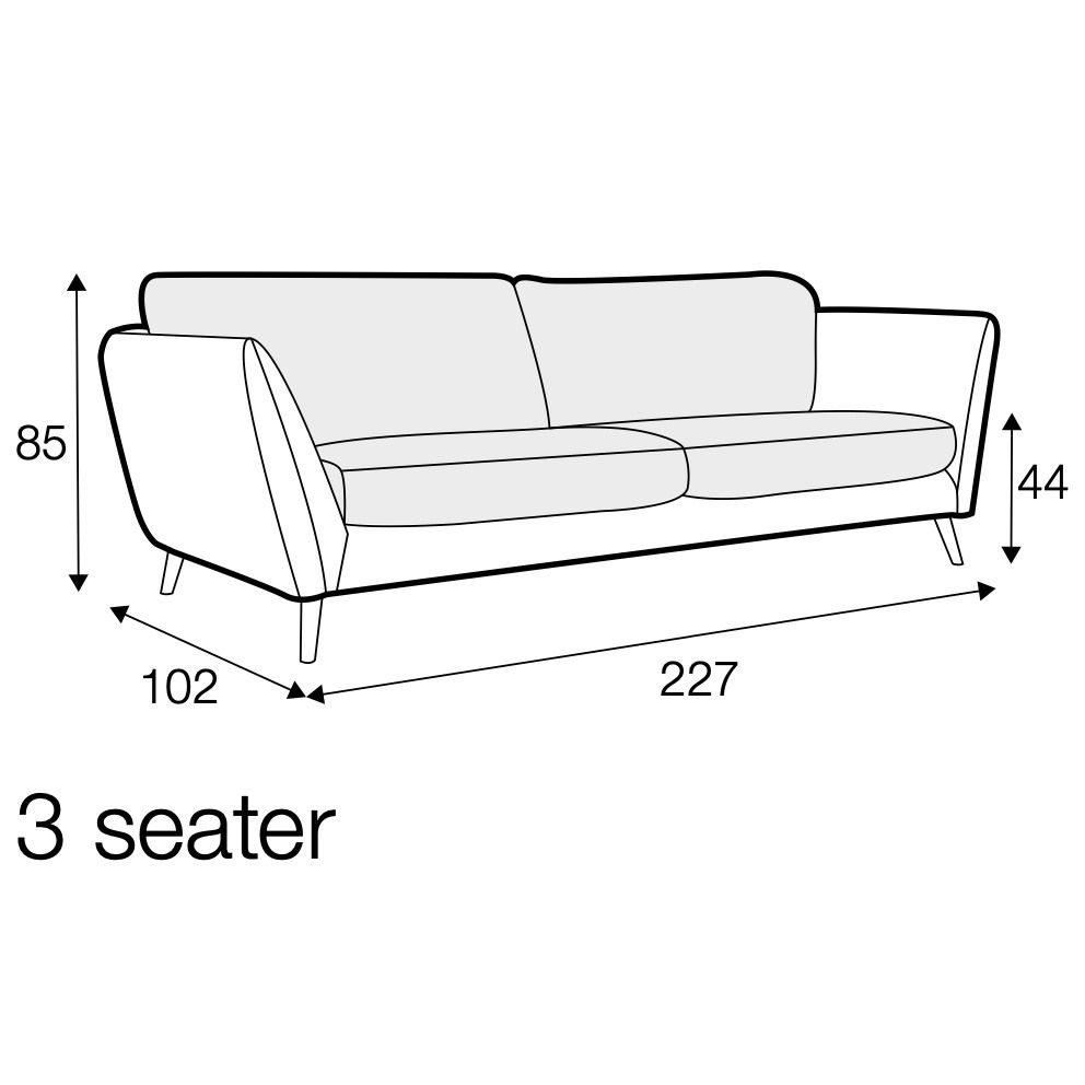 Kay 3 seater sofa