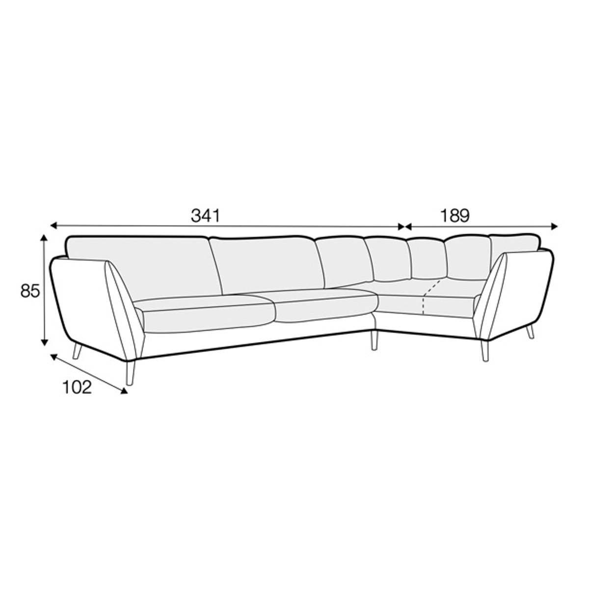 Kay Cosy Corner Sofa