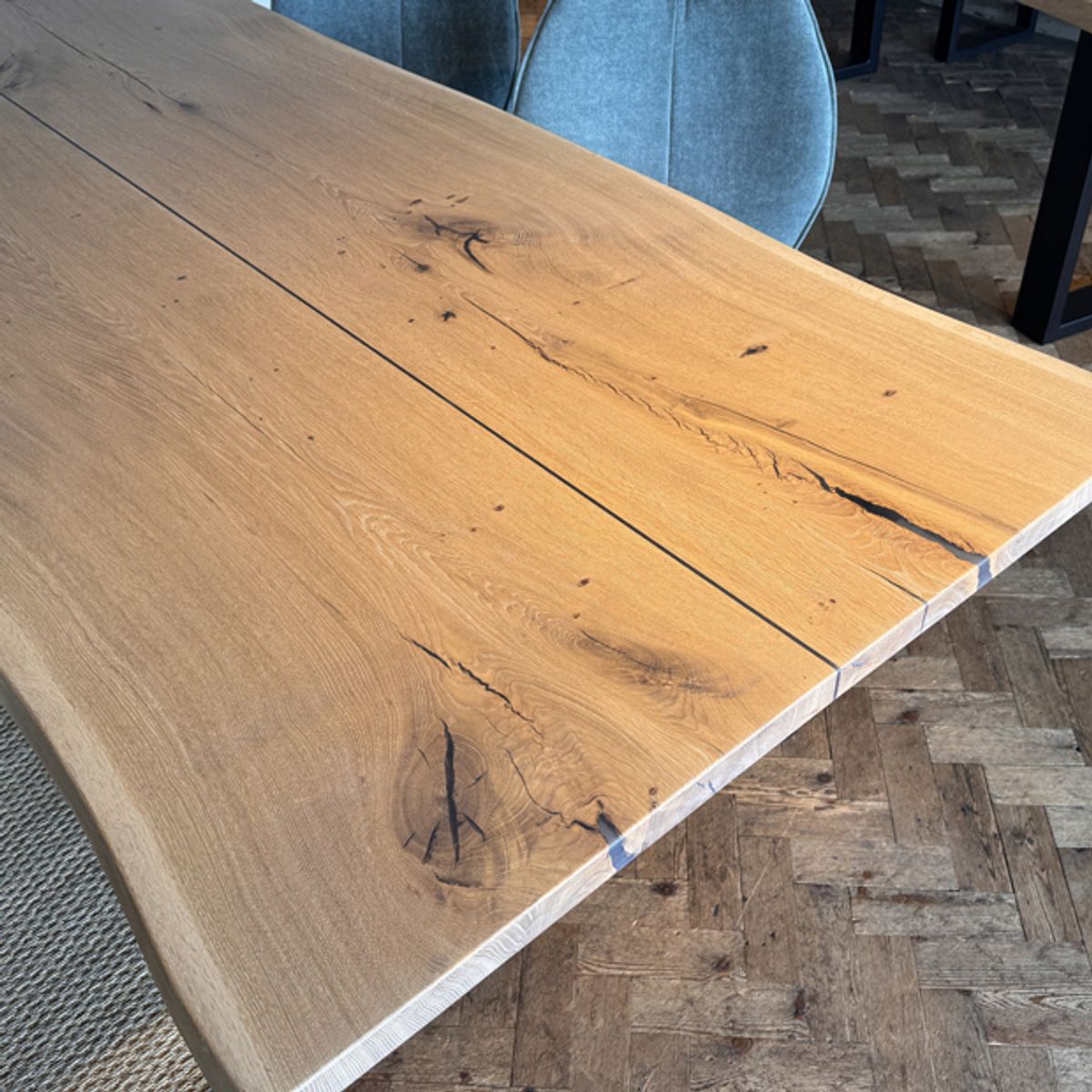 Helsinki Oak & Resin Table