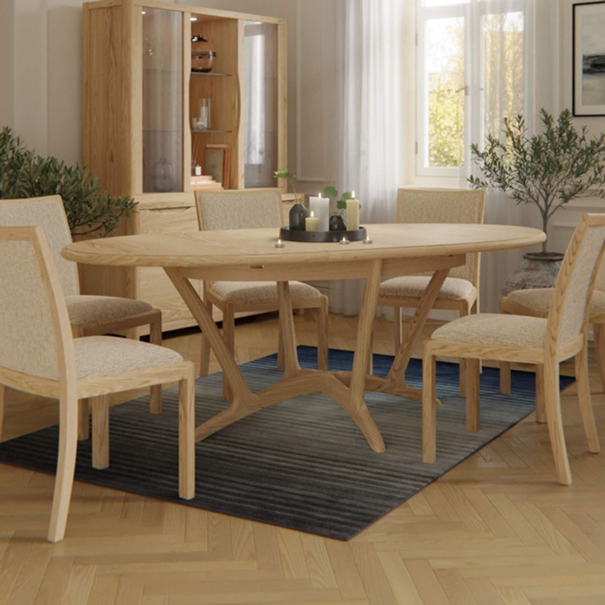 Malmo Oval Extending Table