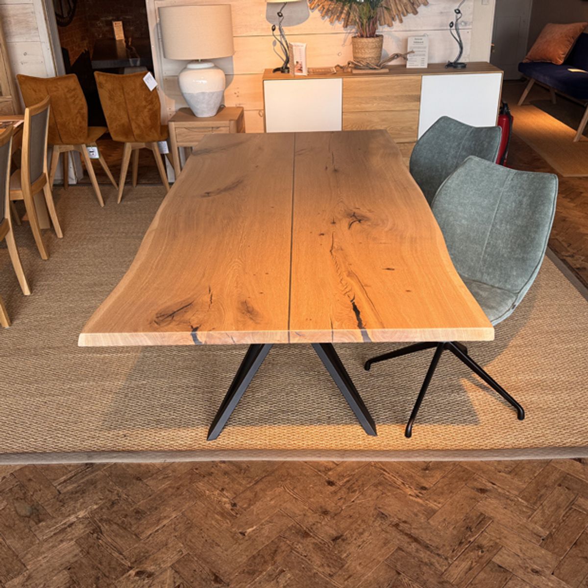 Helsinki Oak & Resin Table