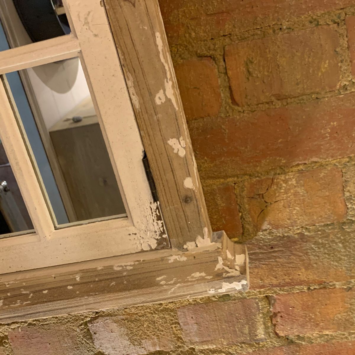 Aged Window Mirror