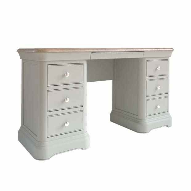 New Middleton Twin Pedestal Dressing Table