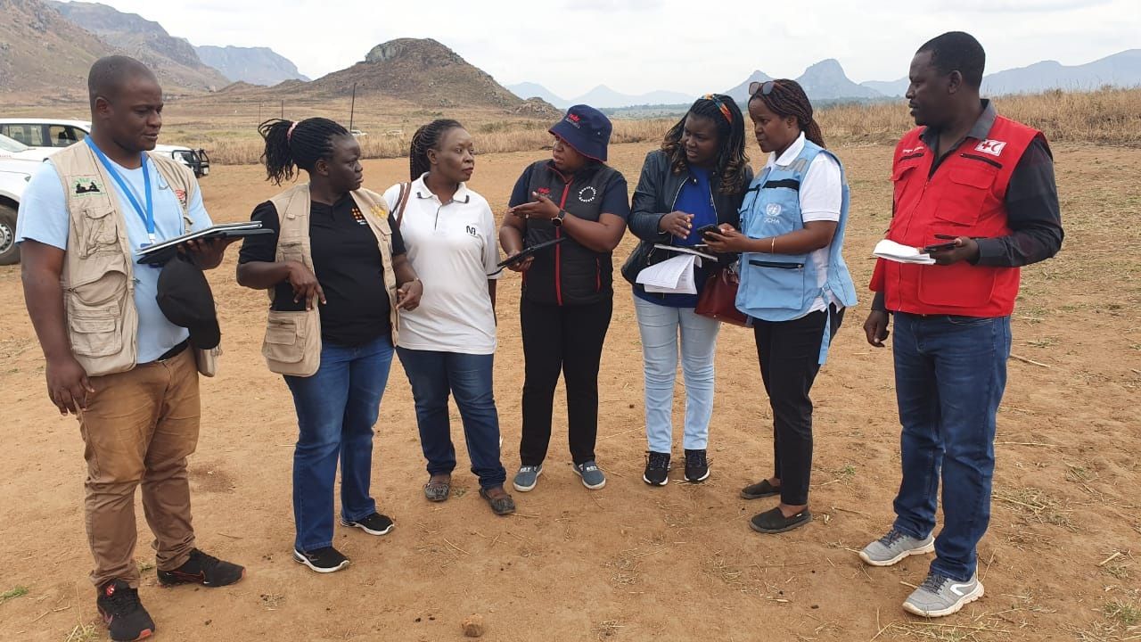 Regina with colleagues at UNDP Malawi (2024)