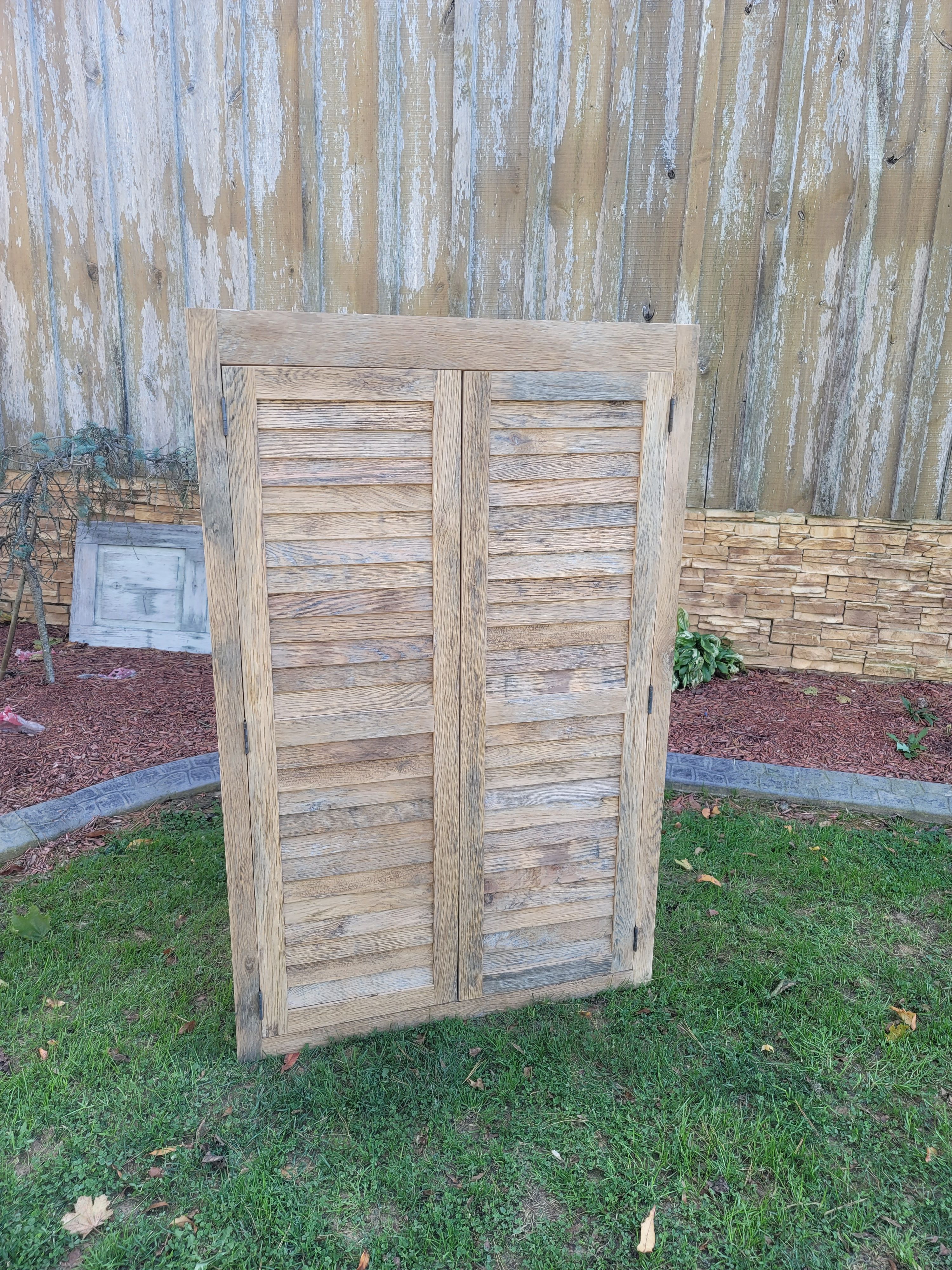 Reclaimed wood bathroom vanity