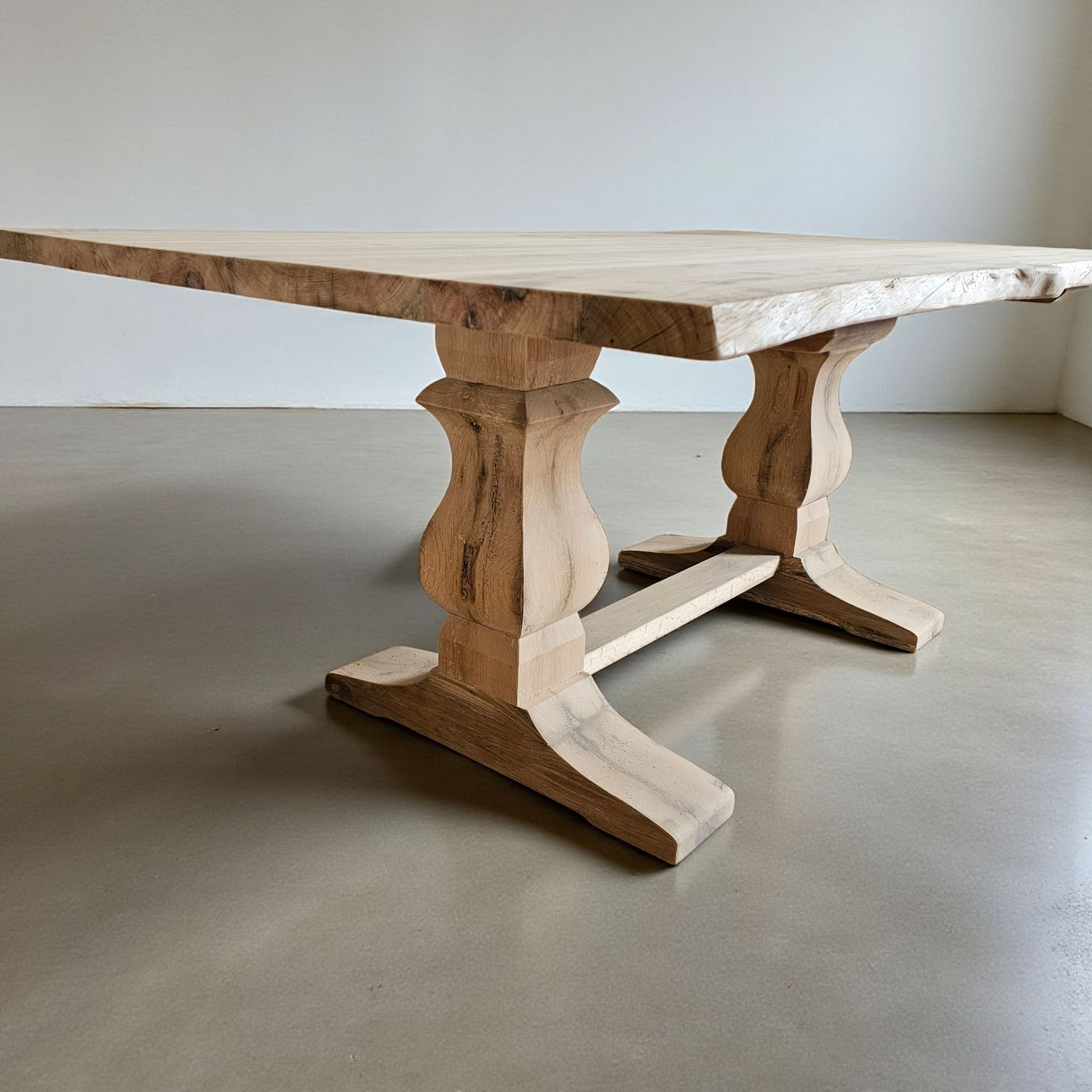 Reclaimed barnwood dining table