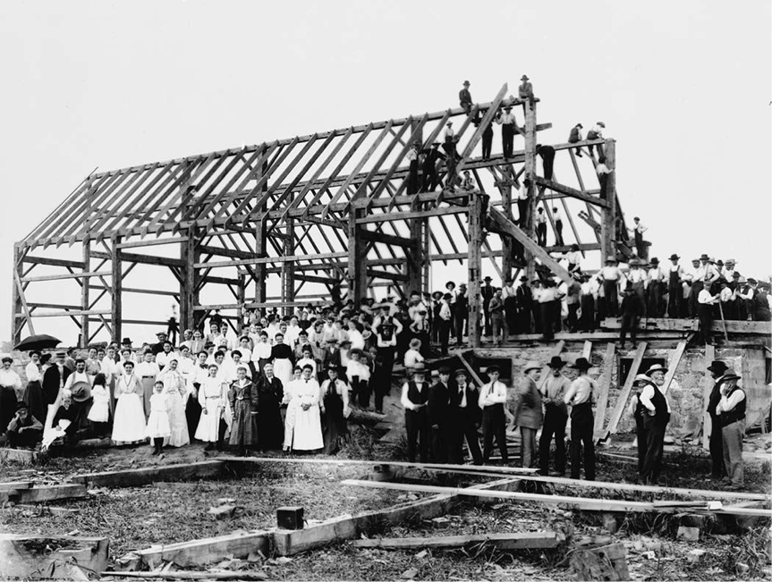 A Celebration of Amish Barn Raising Season