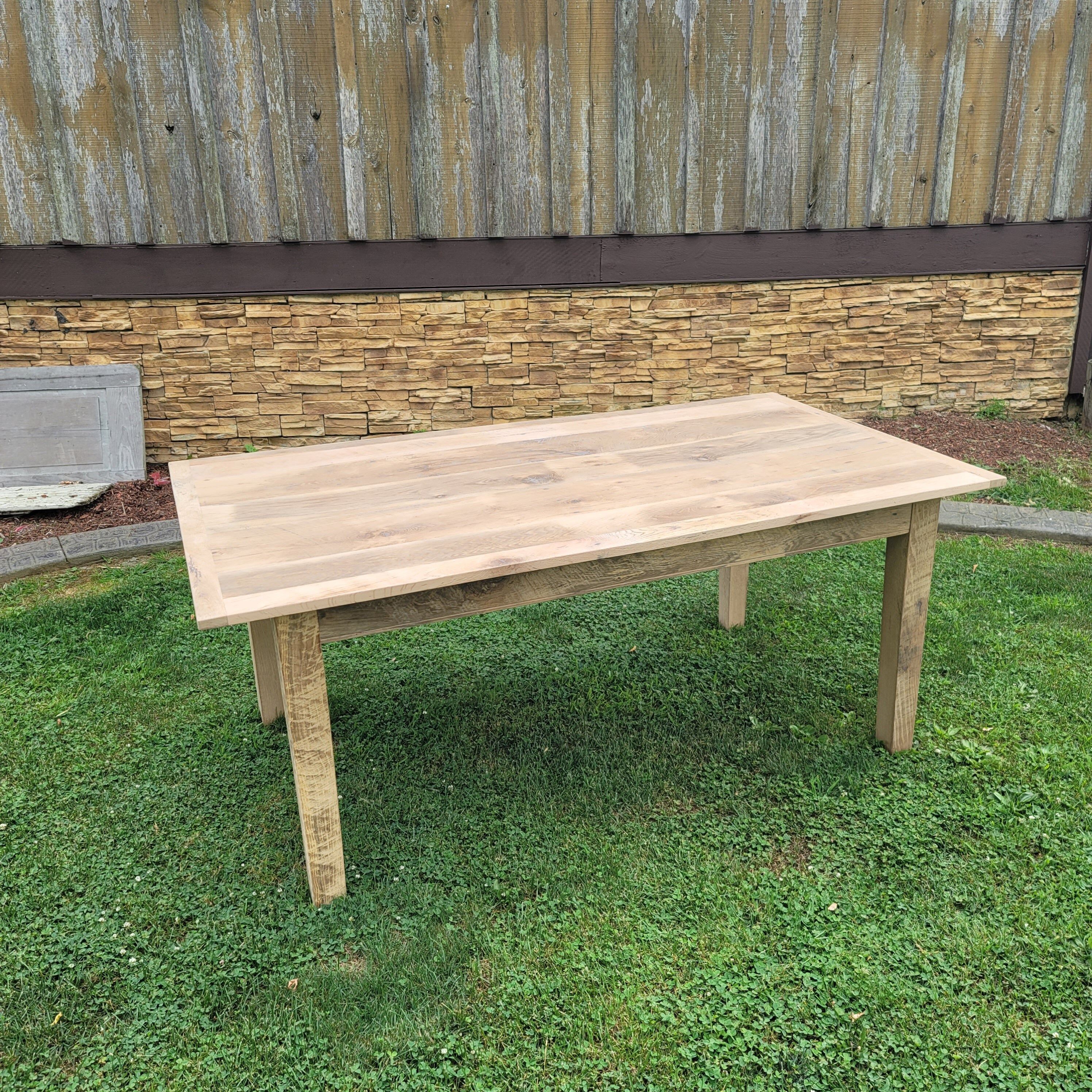 Unfinished reclaimed oak barnwood