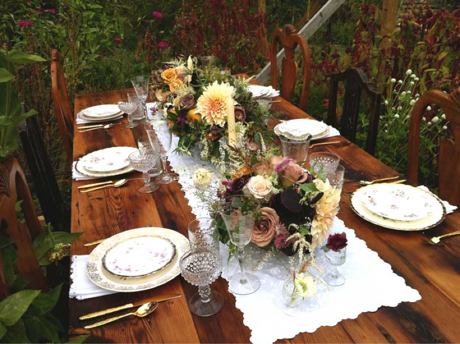 barnwood table for weddings
