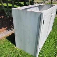 Reclaimed barnwood pine vanity rustic