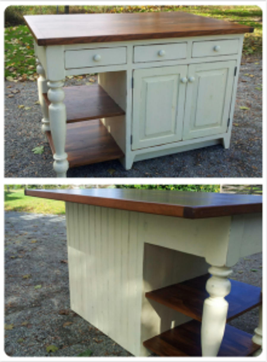 Rustic Kitchen Island
