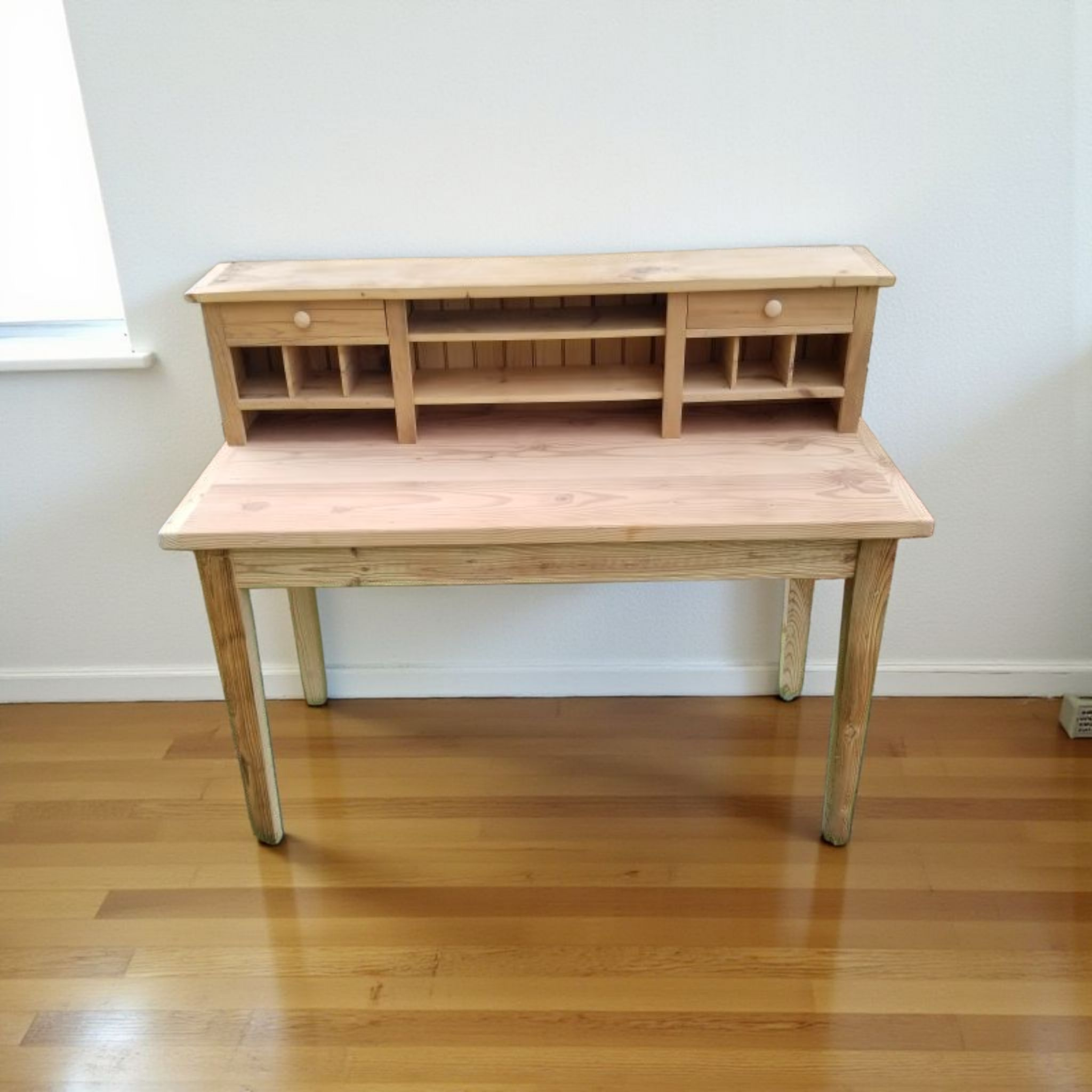Reclaimed wood media console and entertainment center