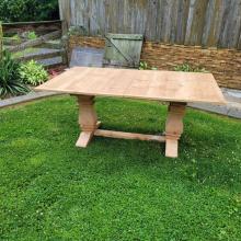 Barnwood extension farm table reclaimed