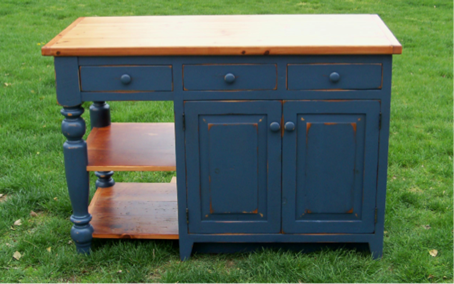 Two Toned Kitchen Island