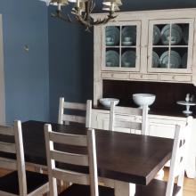 Reclaimed oak dining chair unfinished