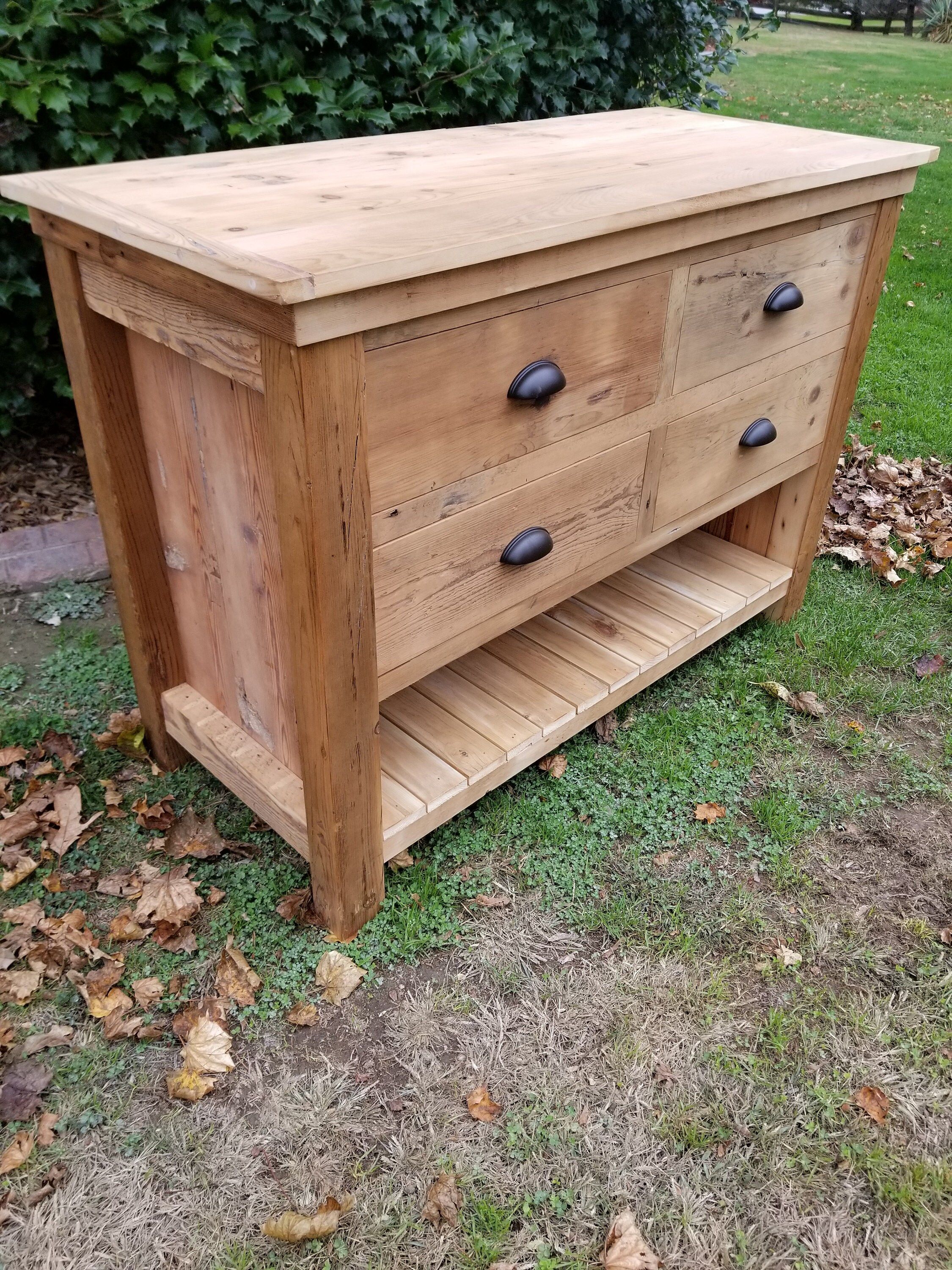 Vanity top barnwood top for vanities