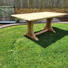 Barnwood extension farm table reclaimed