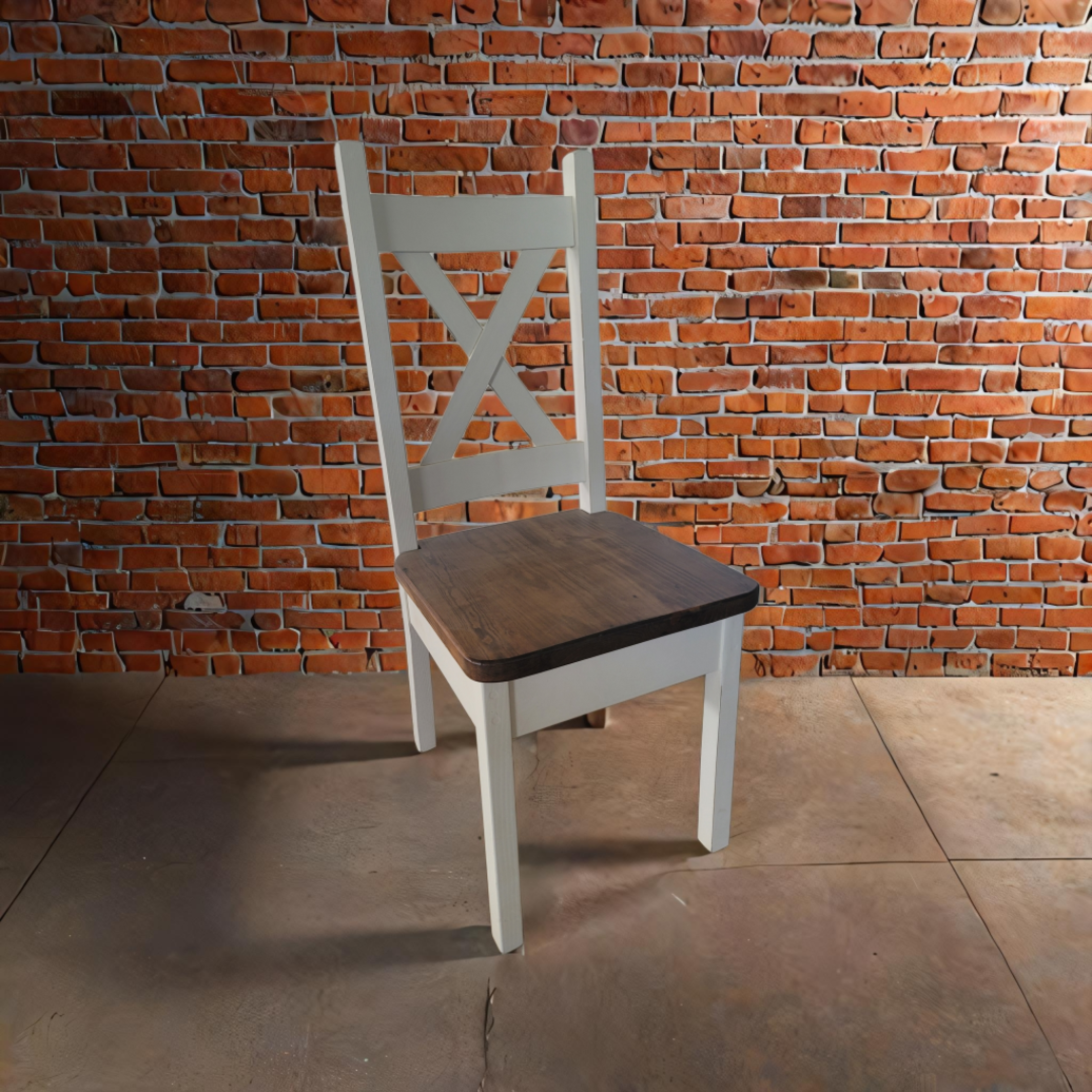 White X back chair