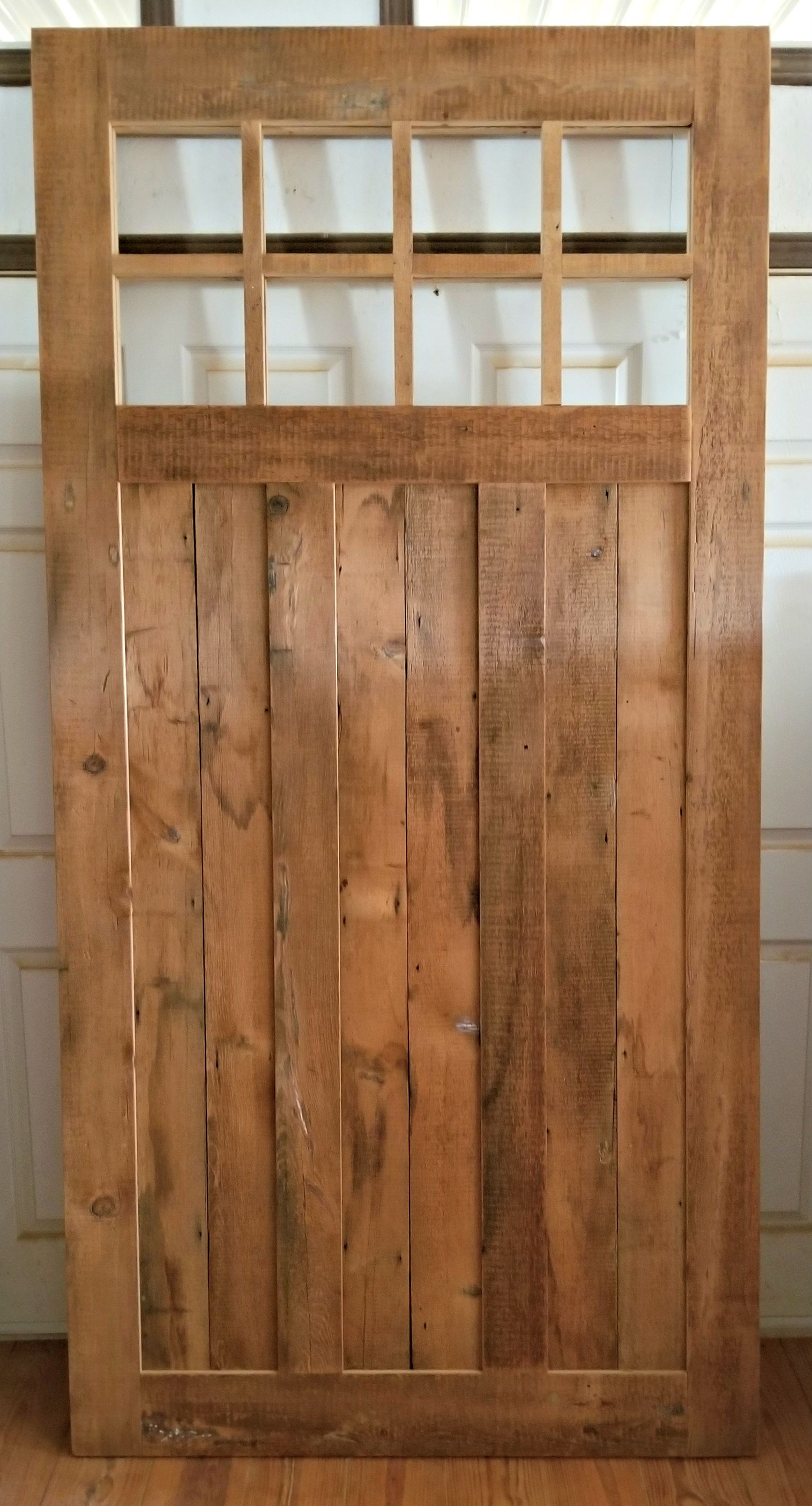 Tall window panel Barndoor