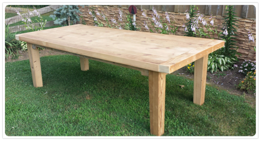 barnwood table