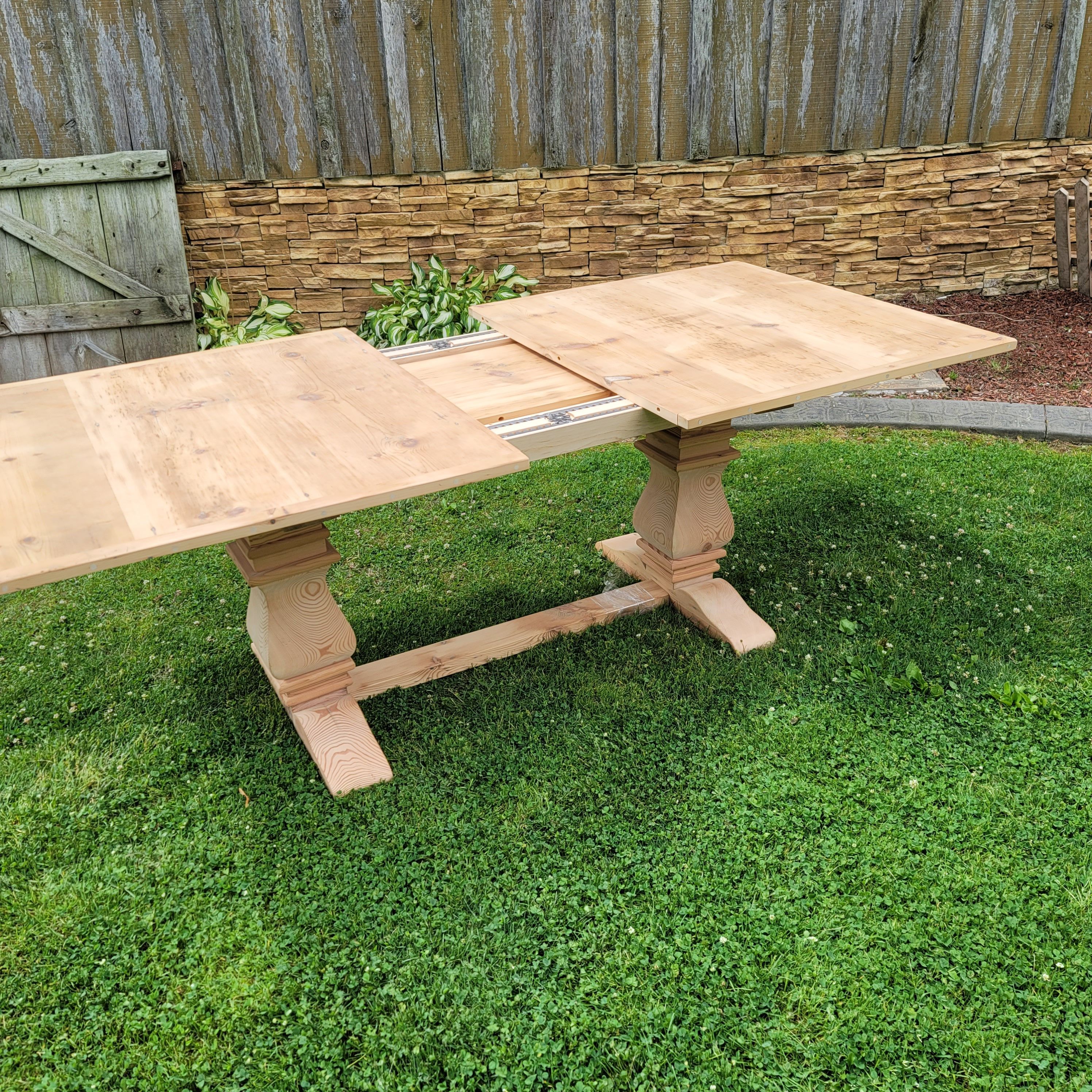 Barnwood extension farm table reclaimed
