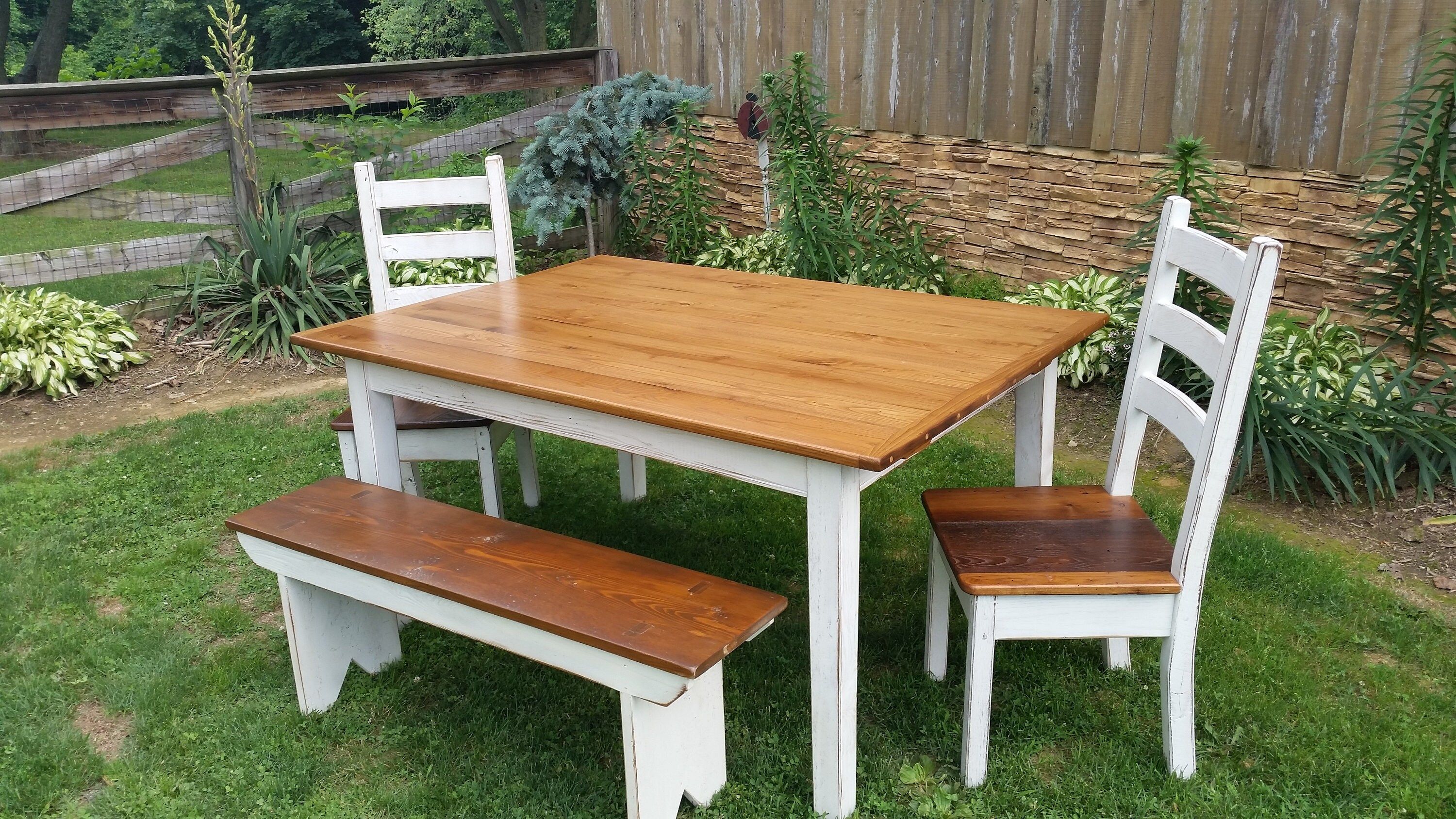 Reclaimed oak dining chair unfinished