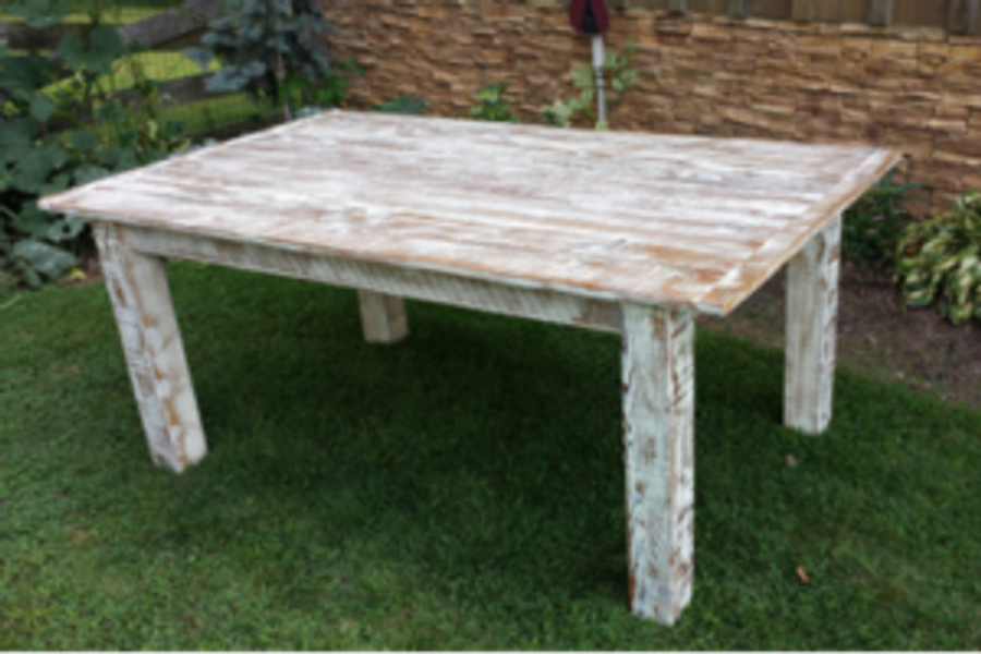 barnwood table