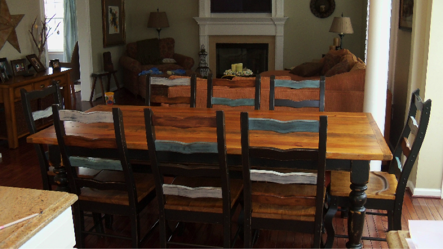 Make a Reclaimed Barnwood Table an Easter Tradition