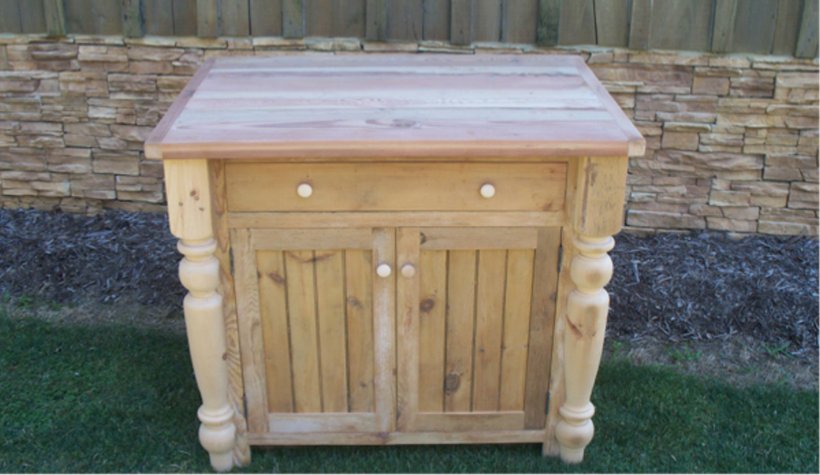 Natural Kitchen Island