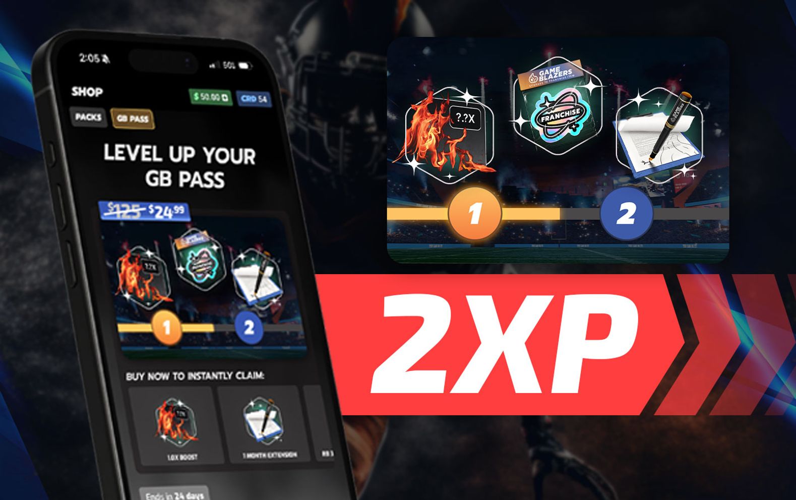 DOUBLE XP. BETTER REWARDS. LET’S GO!