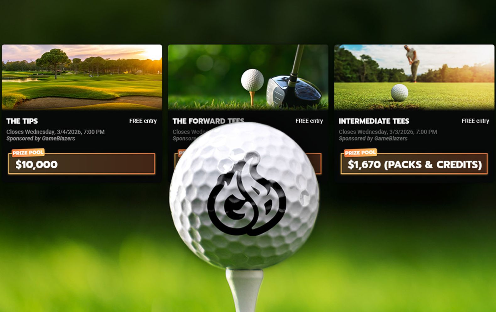 GOLF CONTESTS OFFICIALLY TEE OFF THIS WEEK ⛳
