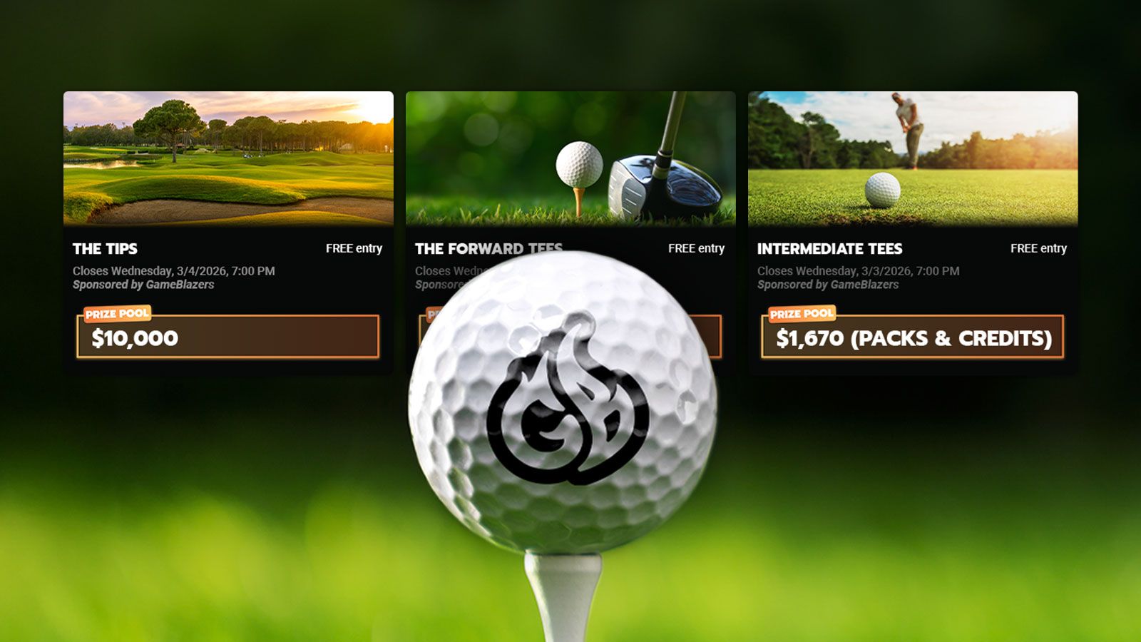 GOLF CONTESTS OFFICIALLY TEE OFF THIS WEEK ⛳