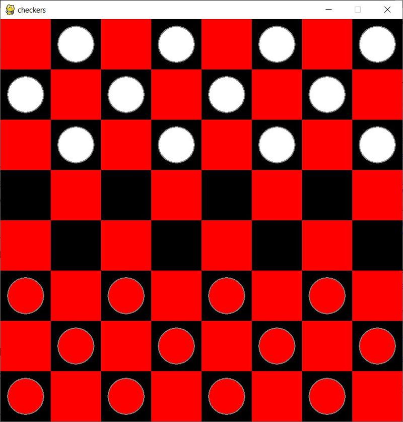 Checkers in Pygame