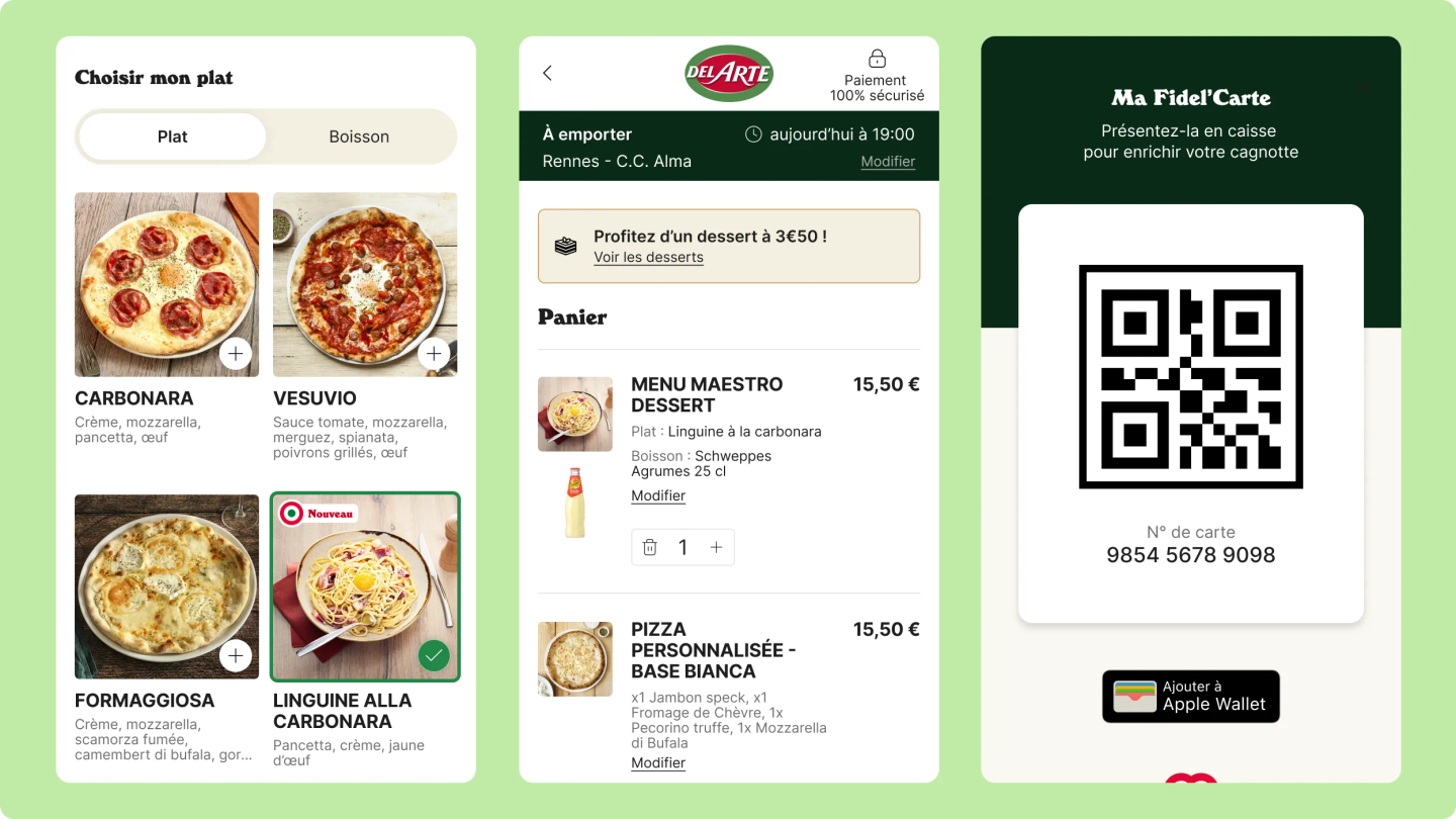ux restaurants pizzas