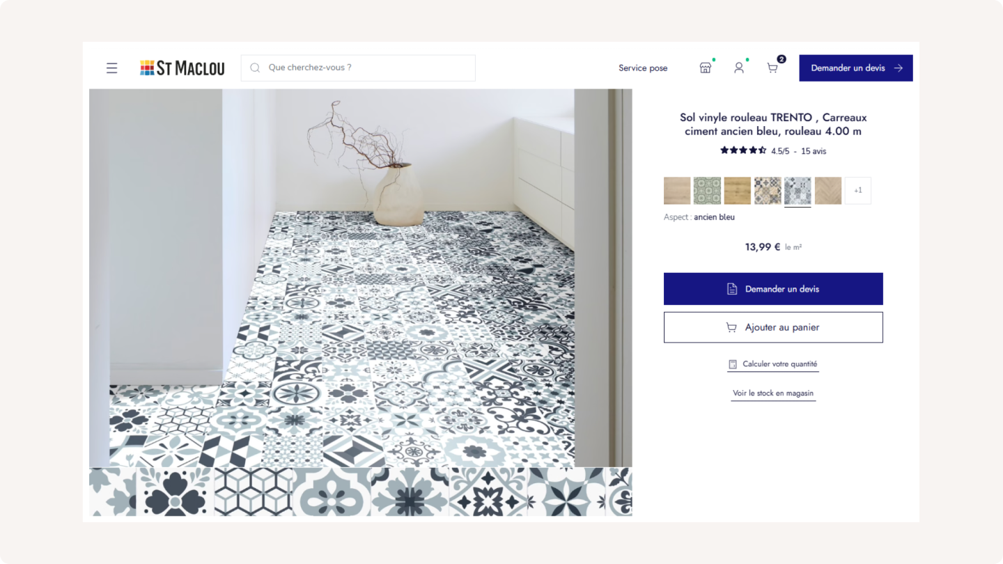 intérieur carrelage