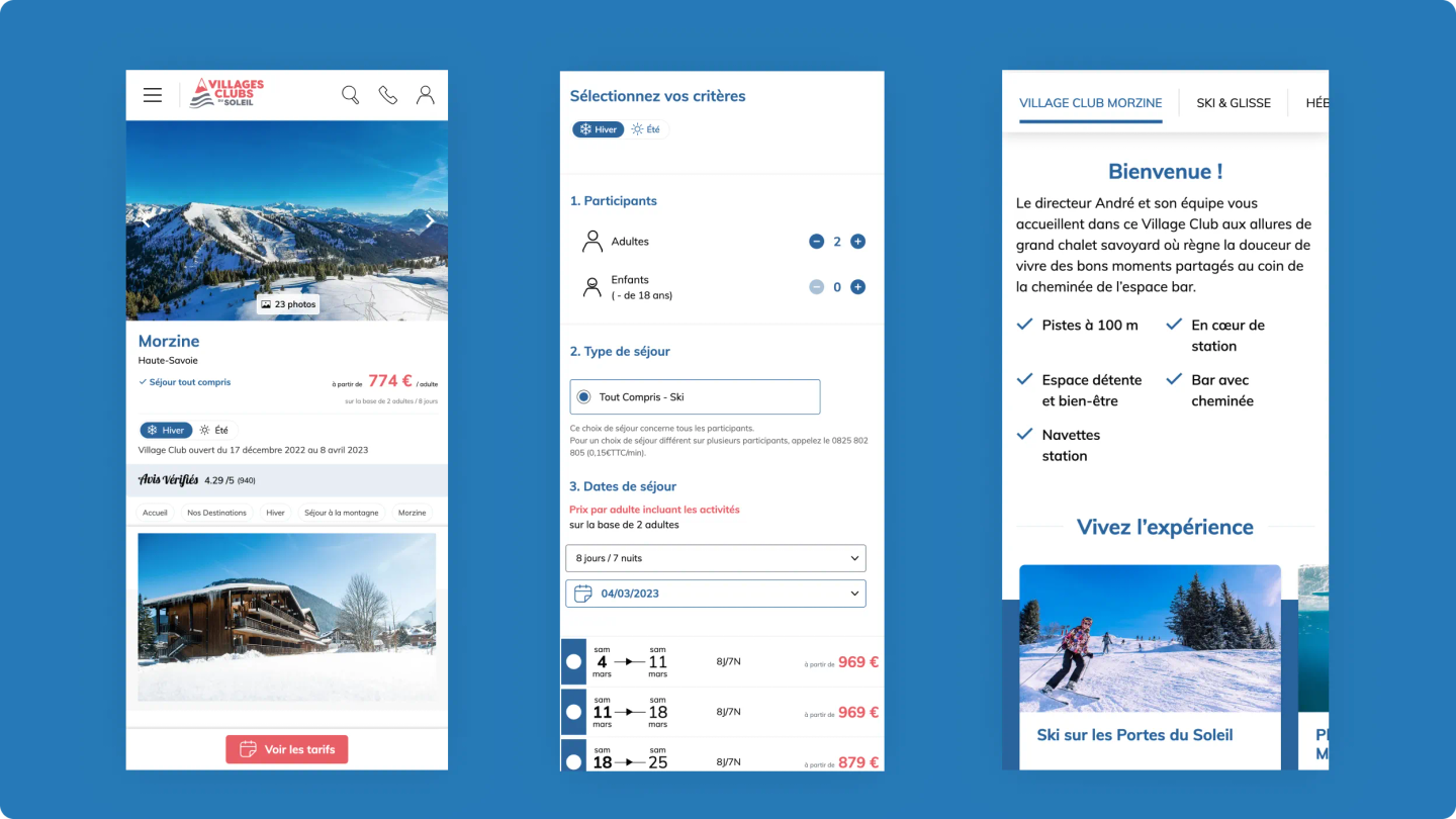 e-booking tourisme mobile