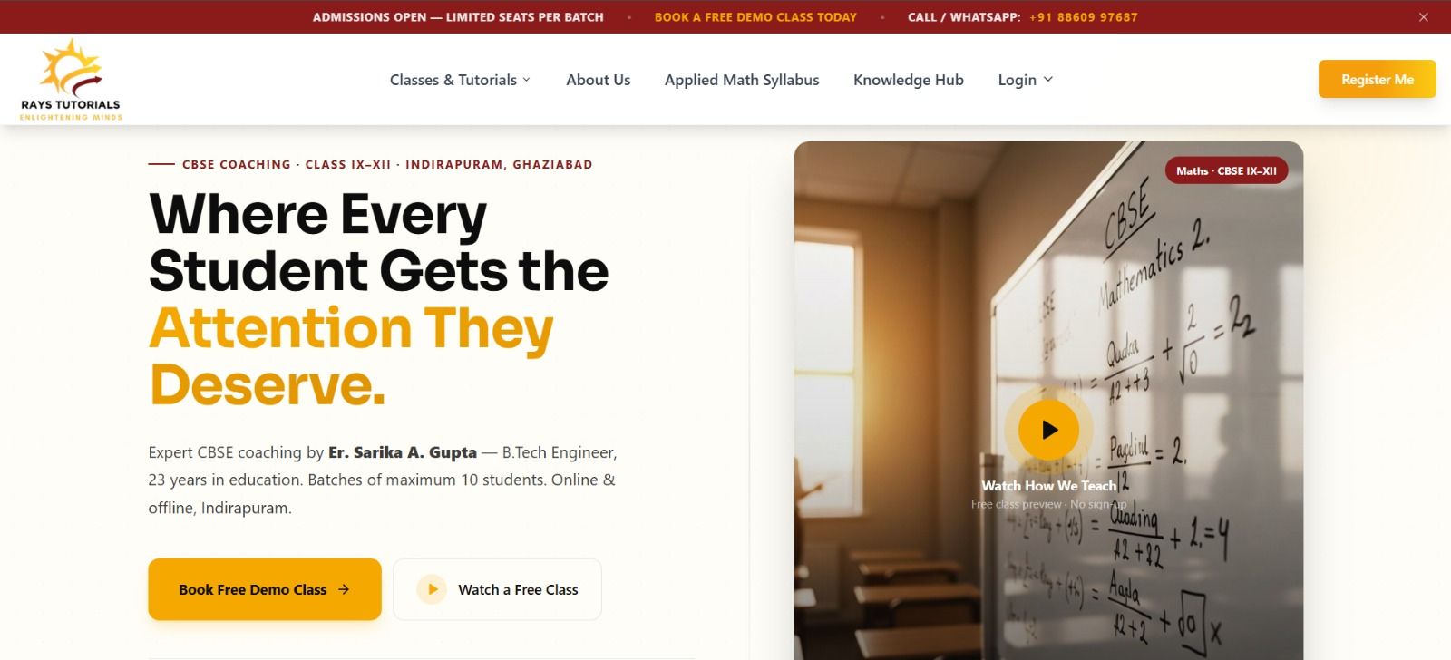 Rays Tutorials – EdTech Learning Platform