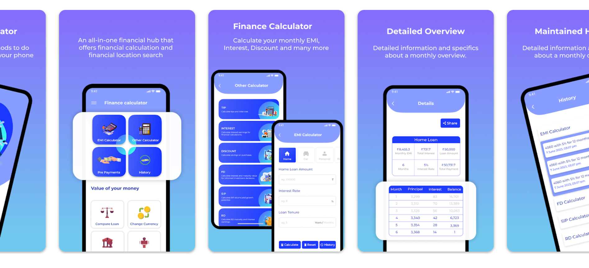 Finance Related Mobile Application