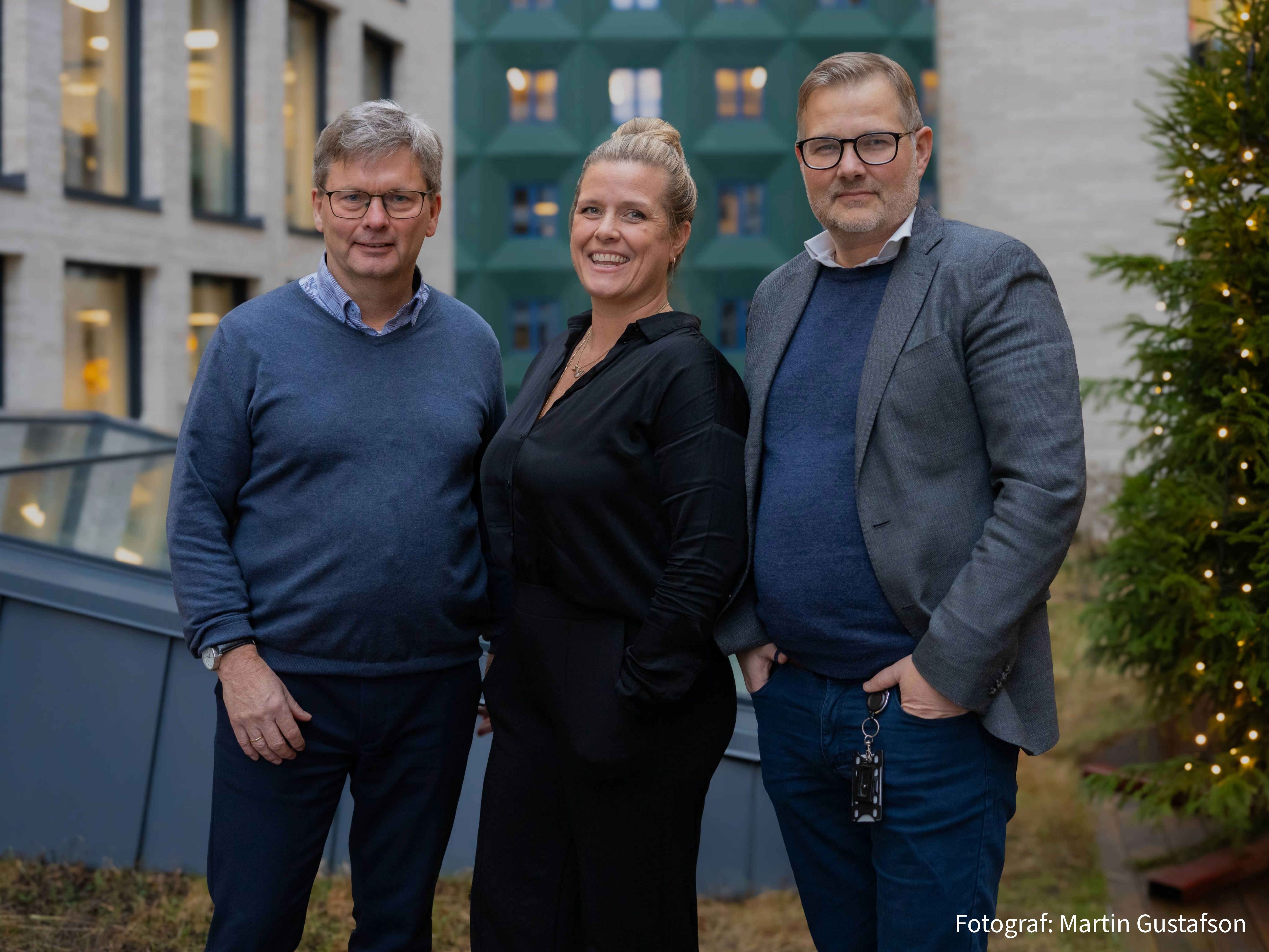 Medarbeiderskap i Nav: Fra venstre Runar Heggen, Marthe Lybak Greve, og Charles Skipperstøen.