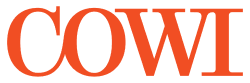 A picture of COWI's logo