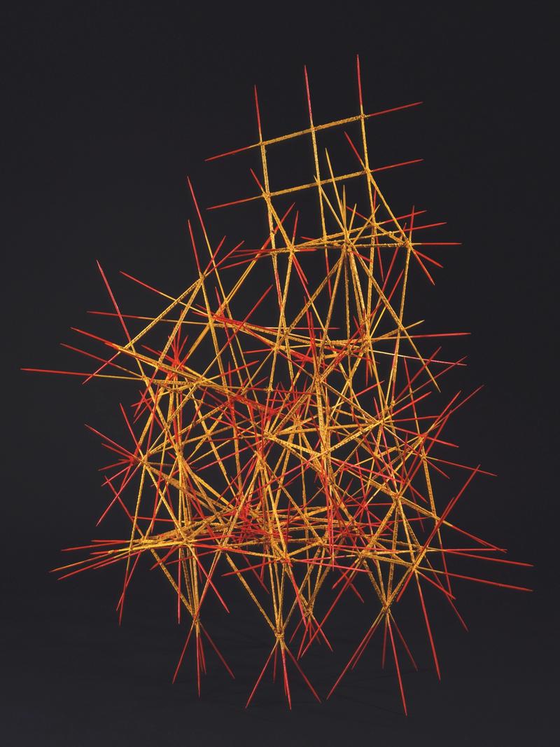 Stick Chair (Orange with Red Tips), 1989