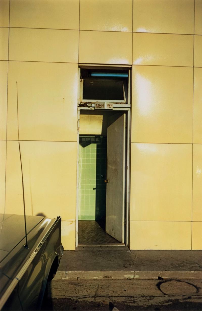 Untitled (Yellow Gas Station Restroom), 1972