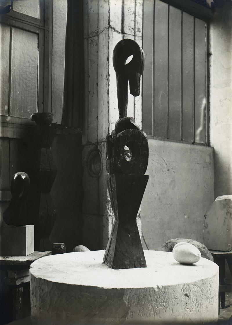 View of the Studio: Chimera with New Born, c. 1921, printed c. 1921