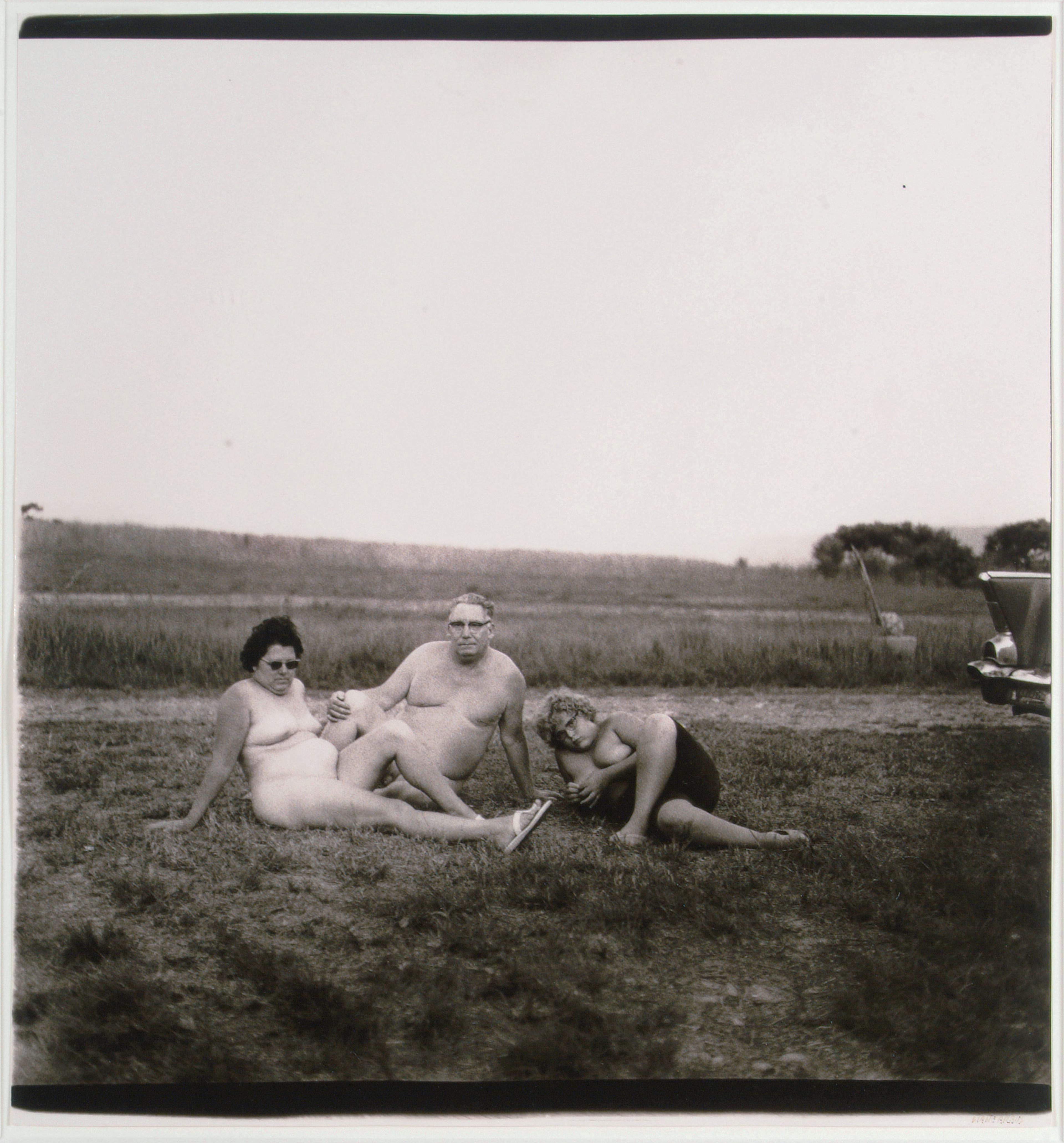 Diane Arbus (1923-1971), A Family one Evening in a Nudist Camp, PA. 1965. Selvaag Art Collection.