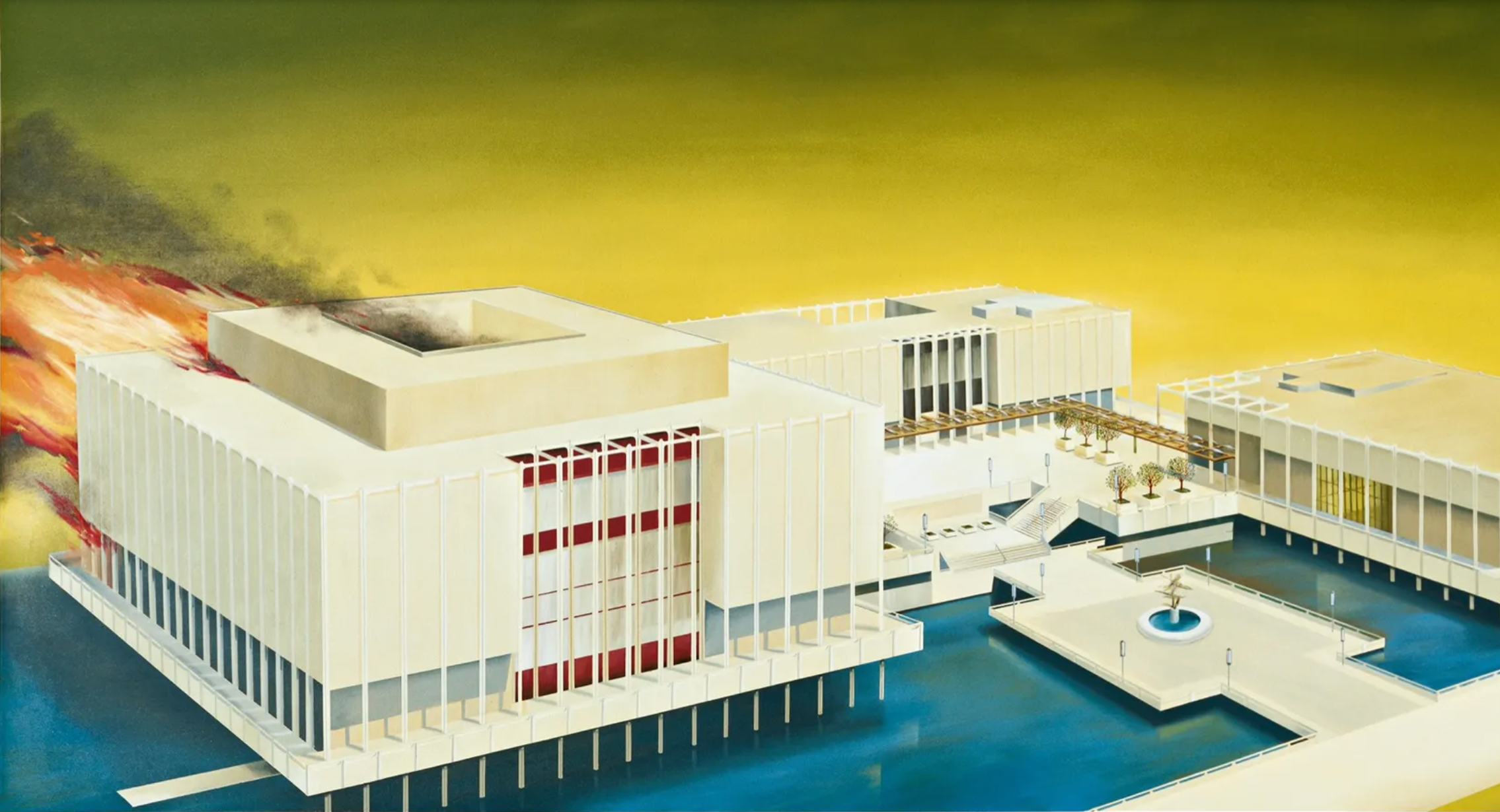 Review: Ed Ruscha’s Calmly Collapsing America