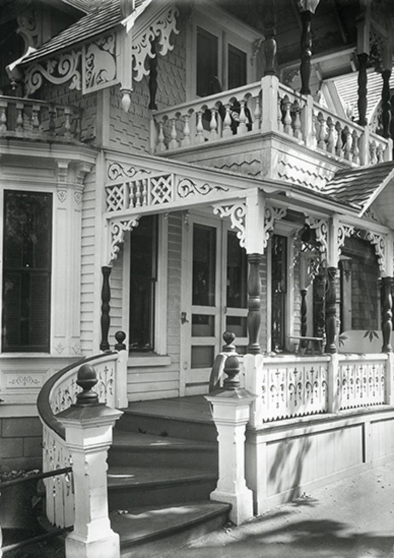 (Gingerbread House, Stairs and Porch), 1931