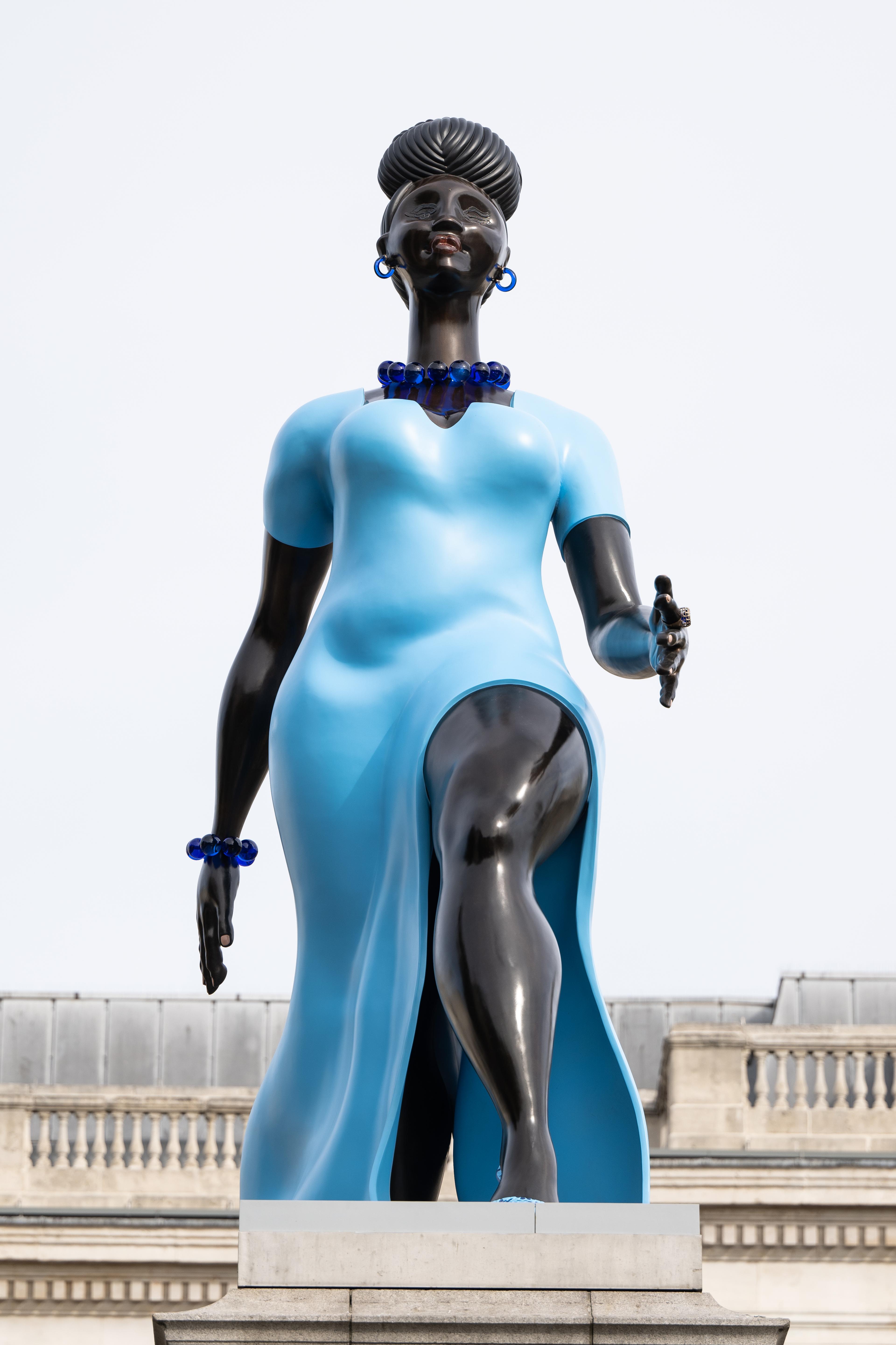 "Lady in Blue" (2026) Unveiled at Trafalgar Square