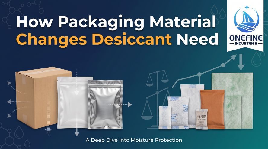 How Packaging Material Changes Desiccant Need