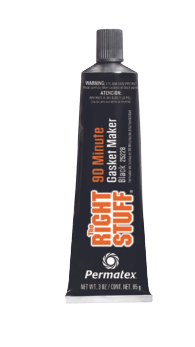 Silicón Negro de Curado en 90 Minutos The Right Stuff 90 Minute Black Gasket Maker